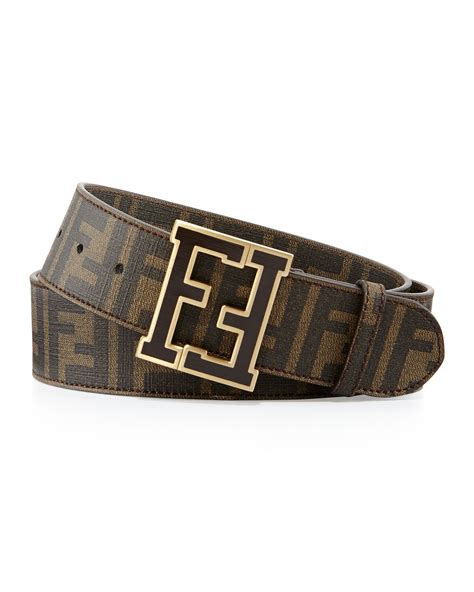 fendi brown belt